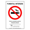 Fumatul interzis (conf. legii nr. 15/2016)