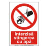 Interzisă stingerea cu apă 2:3