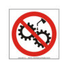 Interzisă întreținerea în timpul funcționarii 1:1