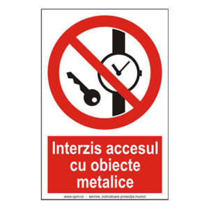 Interzis accesul cu obiecte metalice 2:3