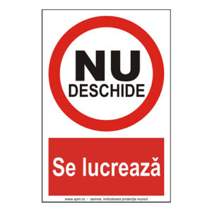 Nu deschide se lucrează