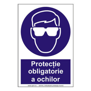 Protectie obligatorie a ochilor (semnalizare minima obligatorie) 2:3