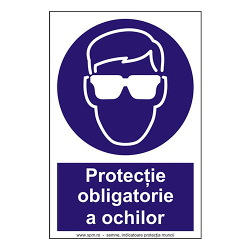 Protectie obligatorie a ochilor (semnalizare minima obligatorie) 2:3