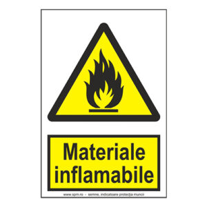 Materiale inflamabile (semnalizare minima obligatorie) 2:3