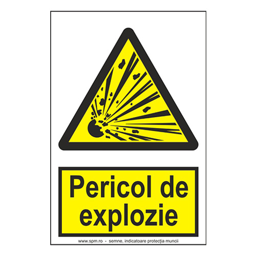 Pericol de explozie