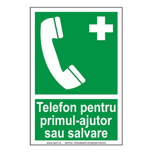 Telefon pentru primul ajutor sau salvare (semnalizare minima obligatorie) 2:3