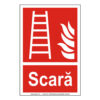 Scara de incendiu (semnalizare minima obligatorie) 2:3