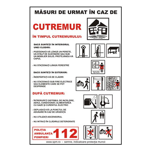 In caz de cutremur